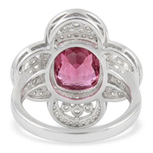 Solitaire With Accent 12 Carats Kunzite With Natural Earth Mined Diamonds Ring Gold