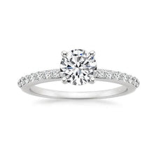 Solitaire With Accents 2.70 Carats Real Diamonds Wedding Ring