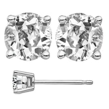 Earrings 14K White Gold with Diamond – main view