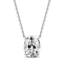 Pendant Necklace 14K White Gold with Brilliant Diamond – main view