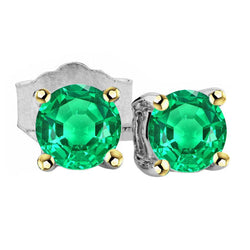 Colombian Emerald GIA Certified Gemstone Earring 2 ct in