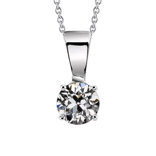 Shimmering Brilliant Diamond Pendant 1.50 ct – main view