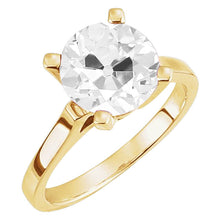 Sparkling Solitaire Engagement Ring 4 ct – main view