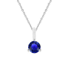 Luxurious Stone Pendant Necklace 1 ct – main view