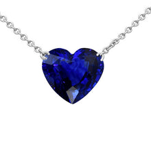 Authentic Cornflower Blue Sapphire Precious Stone Pendant – main view