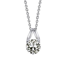 Old Mine Cut Diamond ring in 14 Karat White Gold – main view