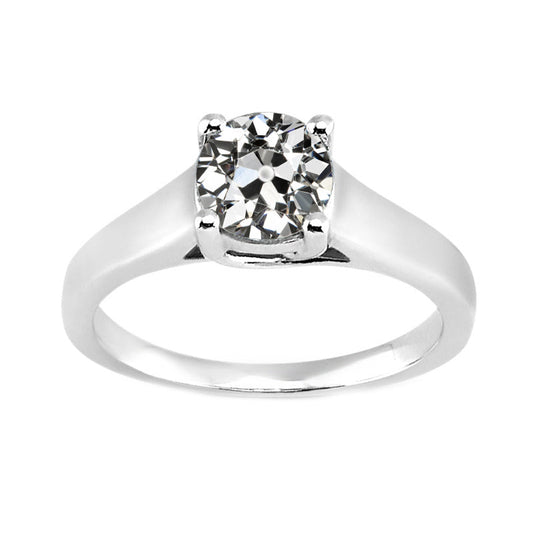 Premium Brilliant Diamond Solitaire Engagement Ring 3 ct – main view