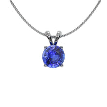 Earth-Mined Blue Sapphire Precious Stone Pendant – main view