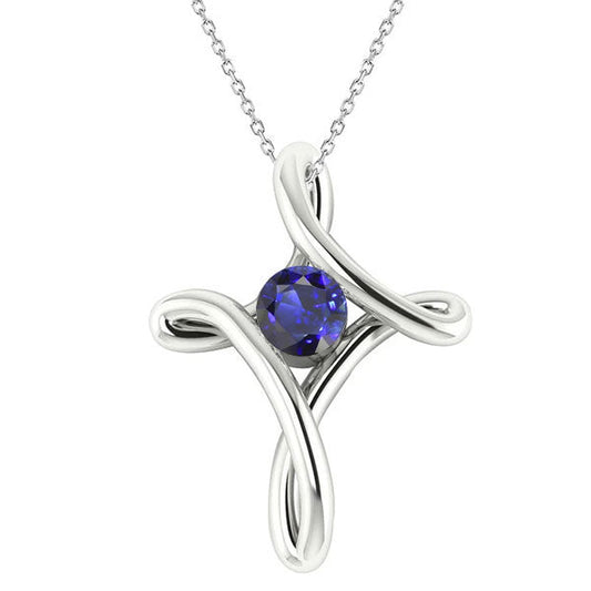 Premium Precious Stone Pendant 1 ct – main view