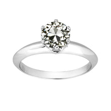 Refined Solitaire Engagement Ring 2 ct – main view