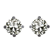 Real Diamond Earrings 2.50 ct 14 Karat White Gold – main view