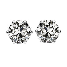 Brilliant Diamond Stud Earrings 2.50-ct 14K White Gold – main view