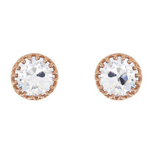Old Mine Cut Diamond ring in 14K Rose Gold – main view