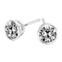 Earrings 14K White Gold with Fine Diamond – main view