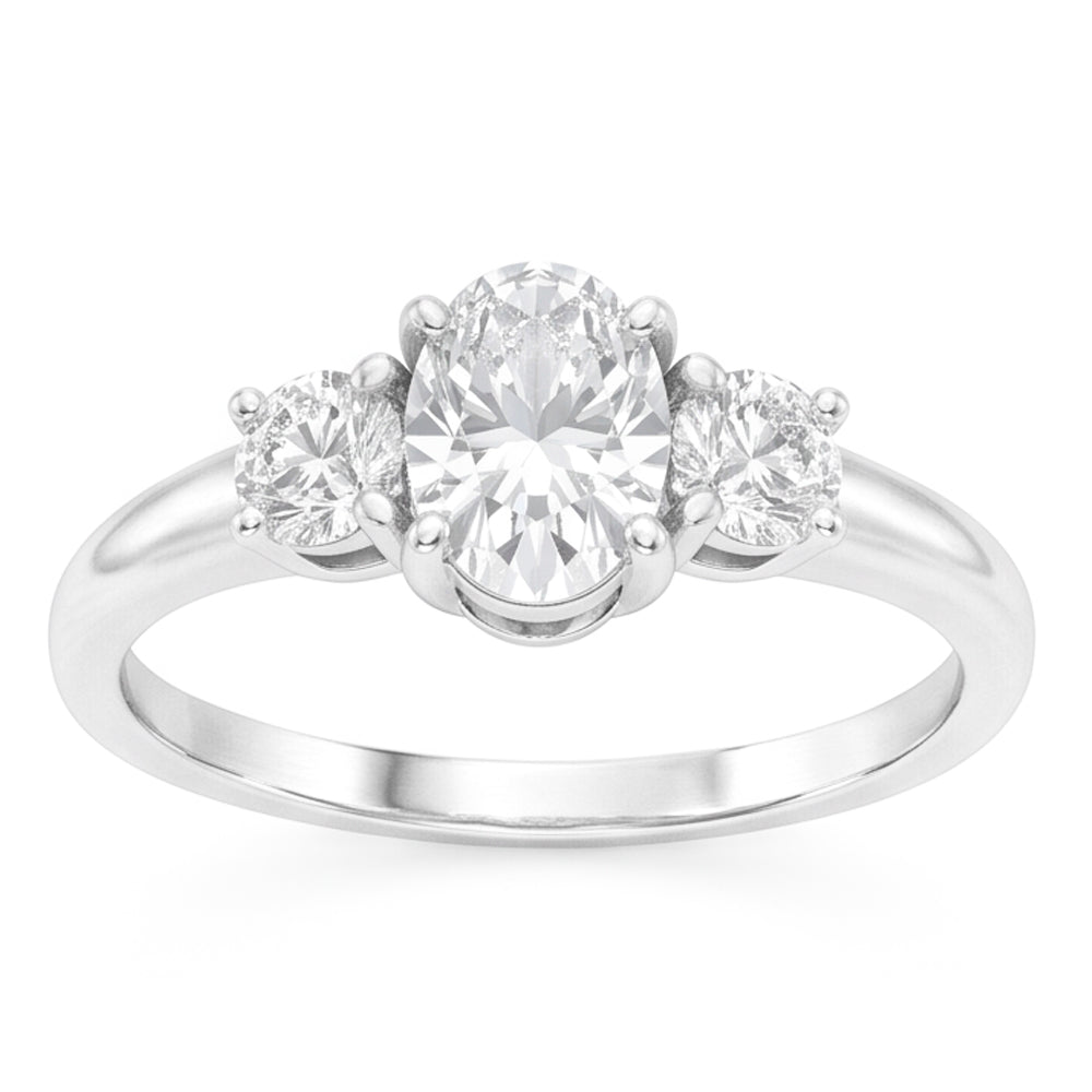 Sophisticated 3-Stone Ring – Fine Diamond 3 ct from HarryChadEnt