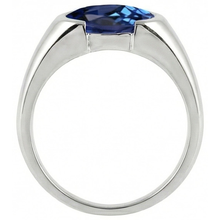 Sparkling 2 Carat Oval Ceylon Blue Sapphire Solitaire Ring