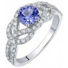 Sparkling 6.01 Ct. Round Ceylon Sapphire Natural Earth Mined DIAMOND ( NOT LAB GROWN )s Ring White Gold 14K