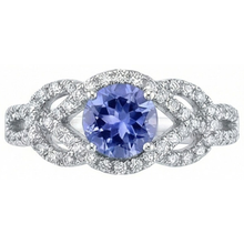 Sparkling 6.01 Ct. Round Ceylon Sapphire Natural Earth Mined DIAMOND ( NOT LAB GROWN )s Ring White Gold 14K