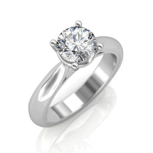 Sparkling Brilliant Cut 1.51 Carat Real Diamond Engagement Solitaire Ring