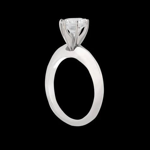 Sparkling Genuine Round Diamond Solitaire Ring 1.50 Carats