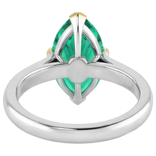 Brilliant Precious Stone Ring 3 ct – back view