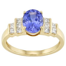Sparkling Oval Tanzanite Natural Earth Mined DIAMOND ( NOT LAB GROWN )s 3 Carat Engagement Ring Jewellery
