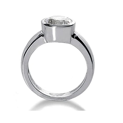 Sparkling Real  Diamonds 1 Carat Anniversary Ring White Gold