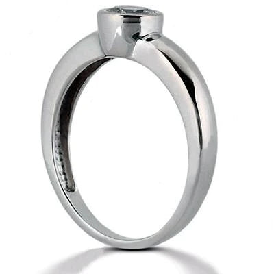 Sparkling Real  Diamonds 1 Carat Anniversary Ring White Gold