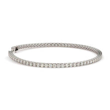 Sparkling Round Cut 7.50 Carats Real Diamonds Tennis Bracelet Gold White