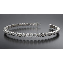 Sparkling Round Real Diamond Tennis Bracelet 4.50 Carats Women Jewelry