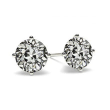 Authentic Fine Diamond Stud Earrings – main view