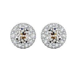 Handcrafted Fine Diamond Stud Earrings 6 ct | HarryChadEnt