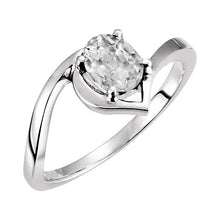 Handcrafted Single Stone Ring 3 ct – main view