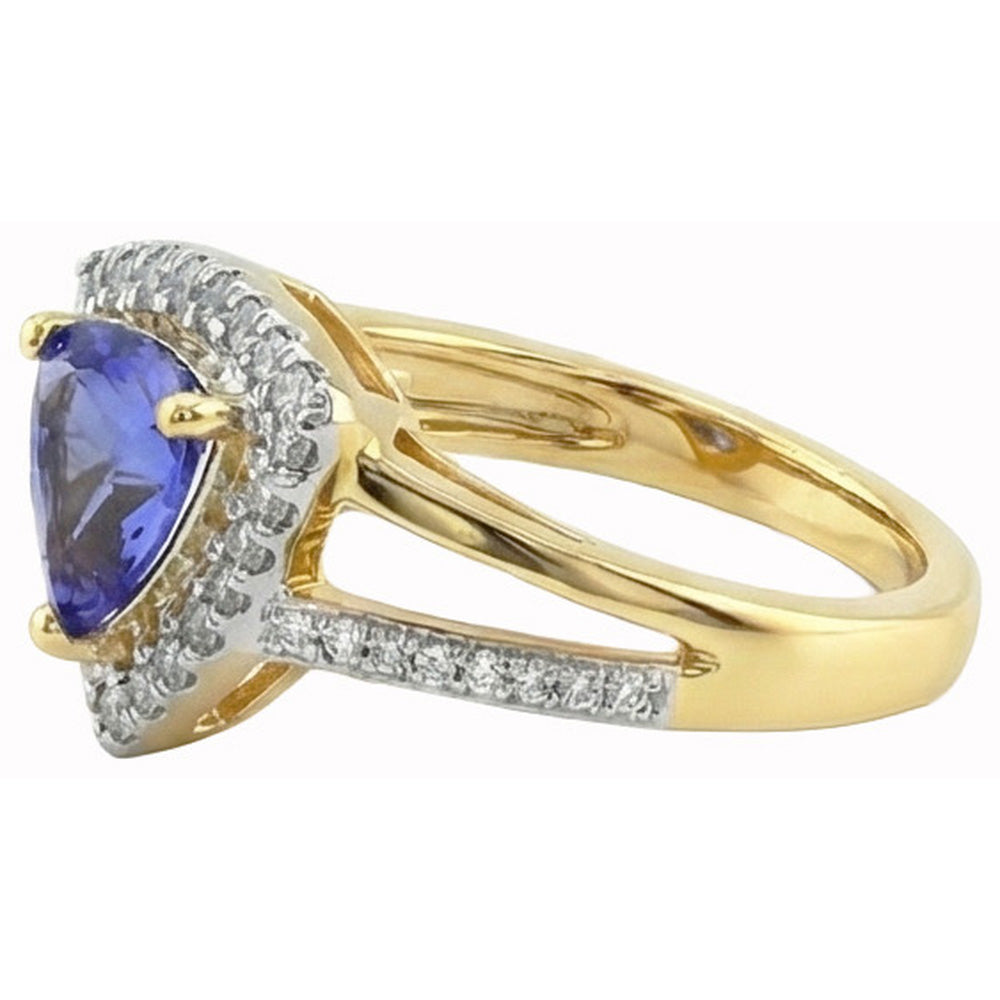 Sparkling Sri Lanka Blue Sapphire Natural Earth Mined DIAMOND ( NOT LAB GROWN )s 1.50 Ct Ring