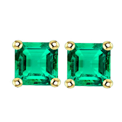 Luxury GIA Certified Colombian Emerald Gemstone Earring – 4 ct