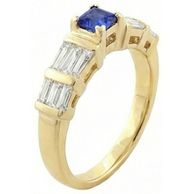 Sri Lanka Blue Sapphire 2.51 Carat Ring Yellow Gold 14K