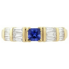 Sri Lanka Blue Sapphire 2.51 Carat Ring Yellow Gold 14K