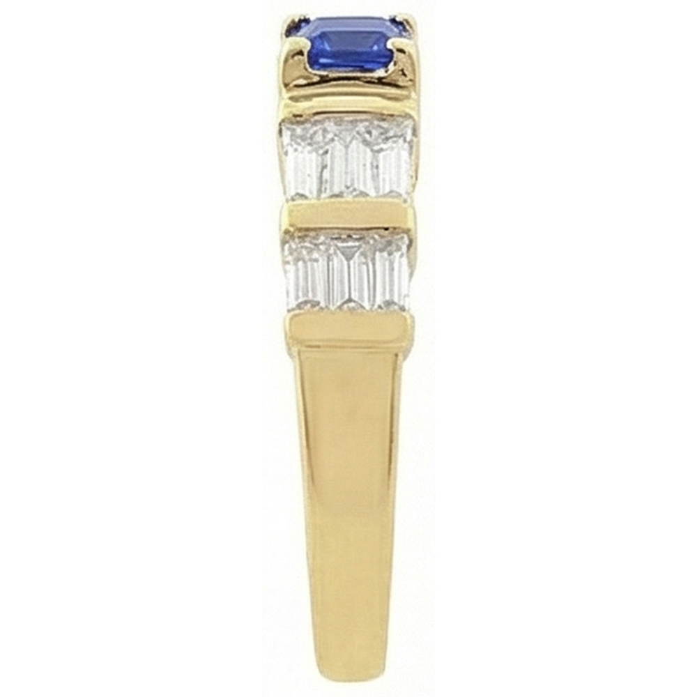 Sri Lanka Blue Sapphire 2.51 Carat Ring Yellow Gold 14K
