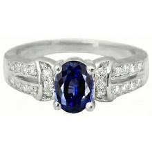 Sri Lanka Gems Ring With Natural Earth Mined Diamonds