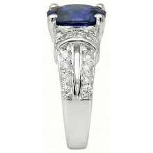 Sri Lanka Gems Ring With Natural Earth Mined Diamonds