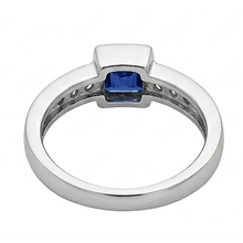 Sri Lanka Sapphire Princess And Natural Earth Mined DIAMOND ( NOT LAB GROWN )s Men's Ring