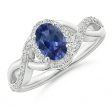 Sri Lankan Sapphire Ring White Gold Round Natural Earth Mined DIAMOND ( NOT LAB GROWN ) Jewellery 1.85 Carats