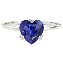 natural heart sapphire 2ct ring side angle