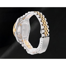 Ss Gold Jubilee Bracelet & Dj Rolex Pink Natural Earth Mined Diamond Dial Bezel Watch QUICK SET