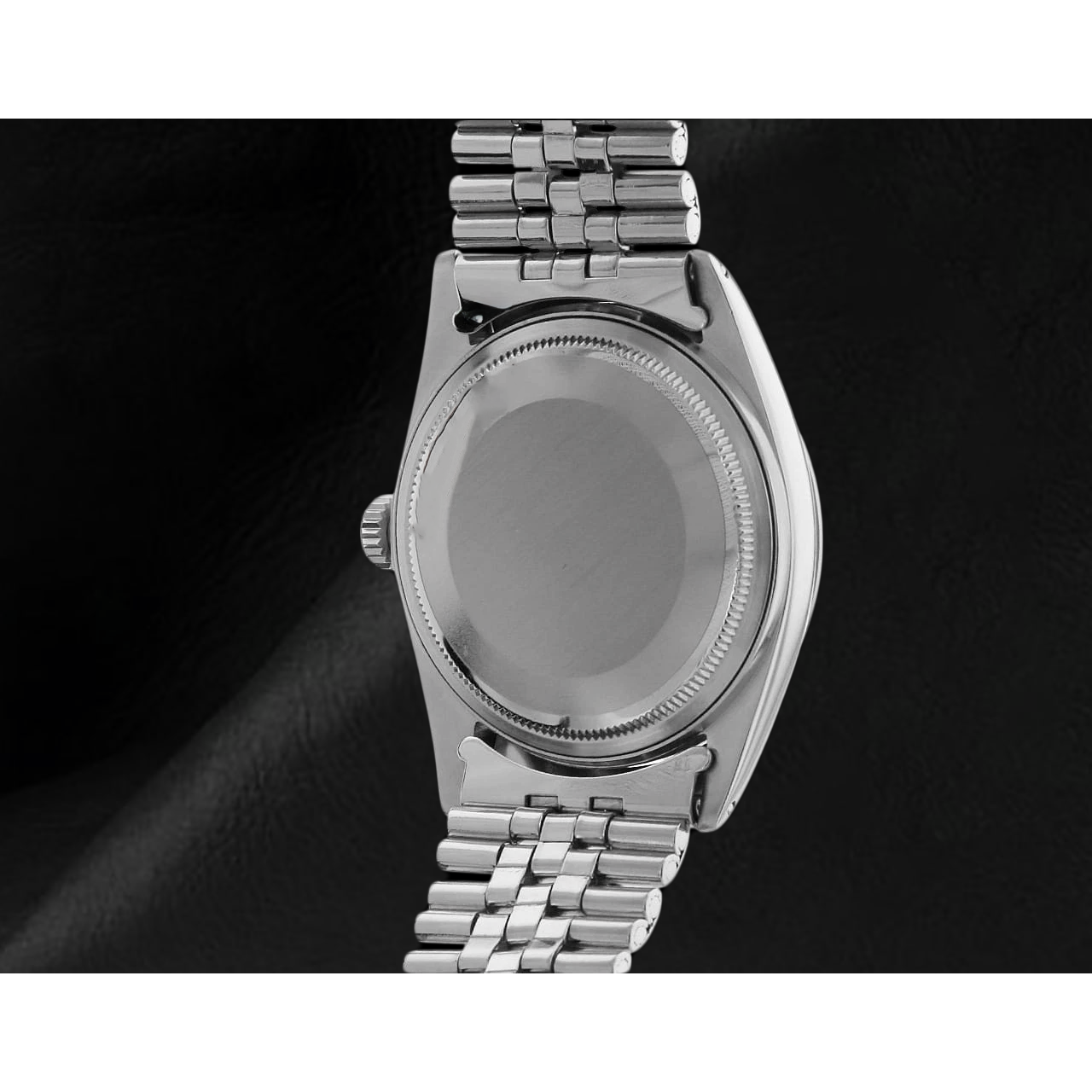 Ss Jubilee Bracelet Rolex Date Just Men Watch White Roman Dial QUICK SET