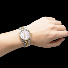 Ss & Gold Jubilee Bracelet Rolex Men Date Watch Roman Dial