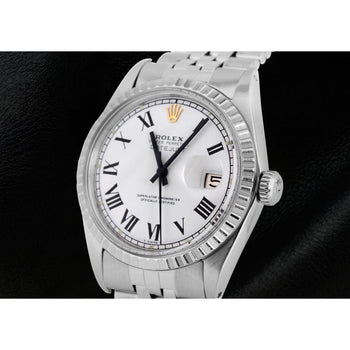 White Roman Dial QUICK SET