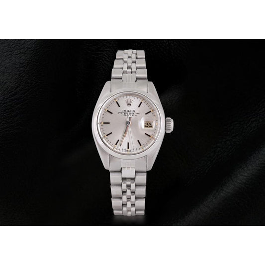 Silver Stick Dial Rolex Datejust