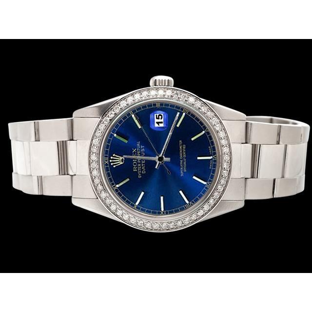 Rolex Blue Stick Dial QUICK SET