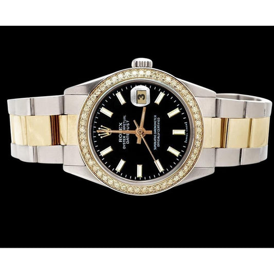 Black Stick Dial Datejust Watch